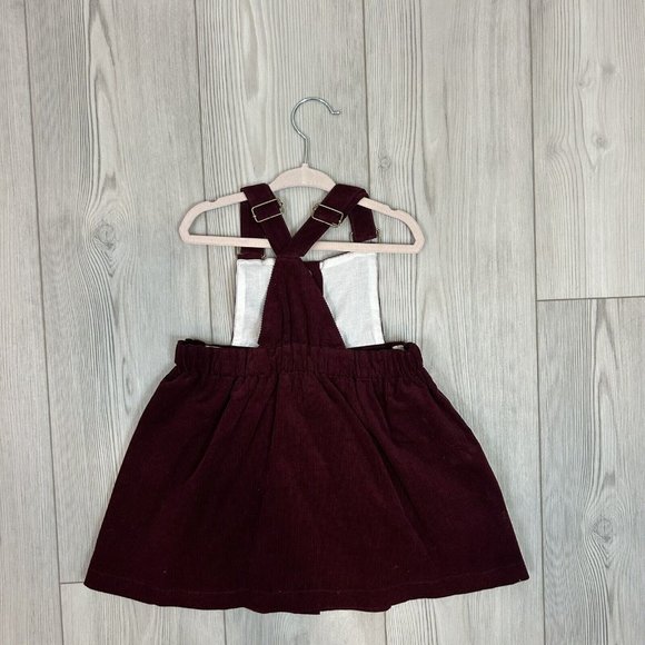 NWT Lacey Lane Size 5 Sadie Dress Corduroy Jumper Girls Button Front - Picture 5 of 9